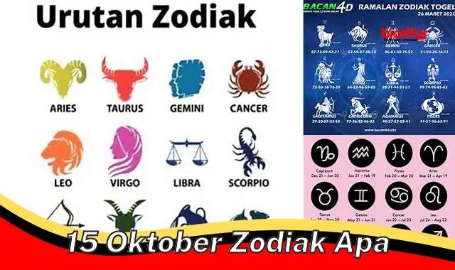 Rahasia Terungkap! Kenali Karakter Unik Zodiak yang Lahir 15 Oktober