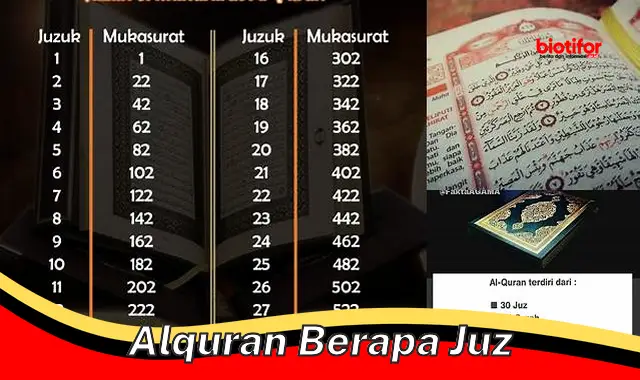 Panduan Lengkap: Memahami Pembagian Alquran dalam 30 Juz