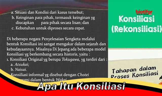 Apa Itu Konsiliasi: Solusi Cerdas untuk Konflik