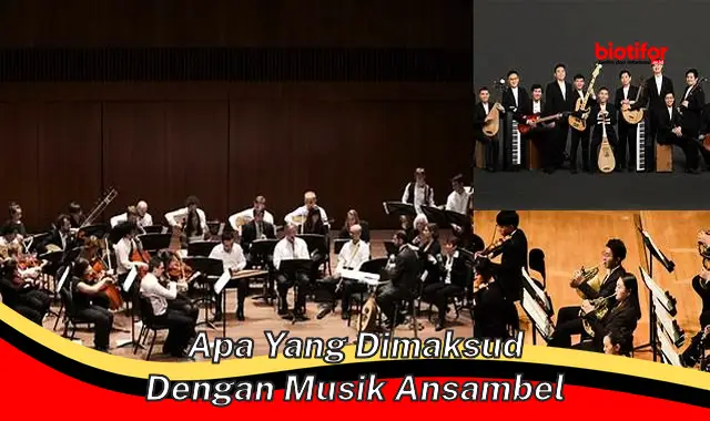 Arti Penting Musik Ansambel: Memahami Perannya dalam Dunia Musik