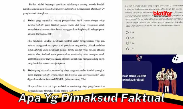 Mengenal Informasi Faktual: Pengertian dan Cara Mengidentifikasinya