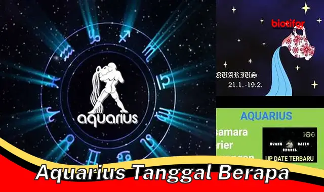 Cari Tahu Tanggal Lahir Zodiak Aquarius, Yuk!
