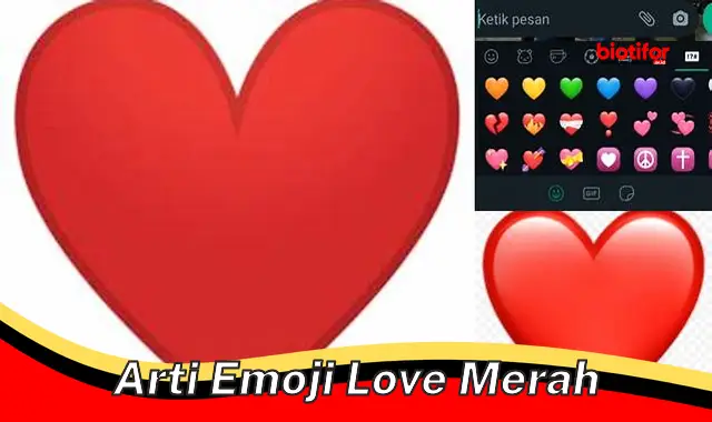 Makna Emoji Hati Merah: Ungkapkan Cinta dan Kasih Sayang