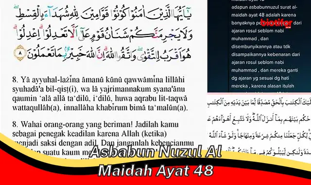 asbabun nuzul al maidah ayat 48 asbabun nuzul al maidah ayat 48