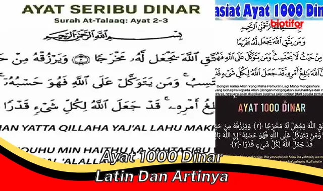 ayat 1000 dinar latin dan artinya ayat 1000 dinar latin dan artinya