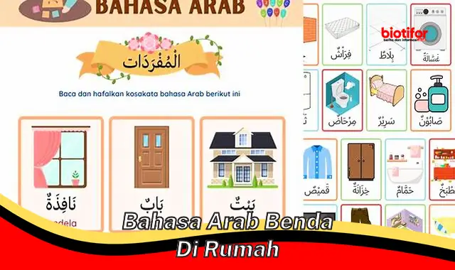 bahasa arab benda di rumah bahasa arab benda di rumah