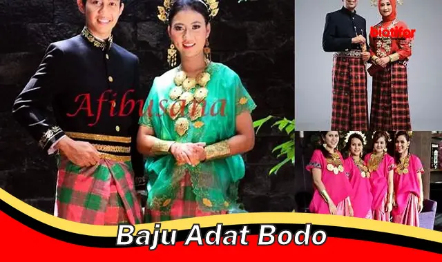 Kenalan dengan Baju Adat Bodo, Simbol Identitas Budaya Indonesia