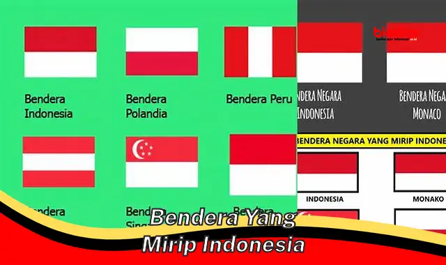 Bendera Mirip Indonesia: Persamaan dan Perbedaan yang Menarik