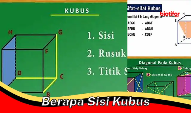 Pahami Berapa Sisi Kubus: Pengertian dan Contoh Praktis