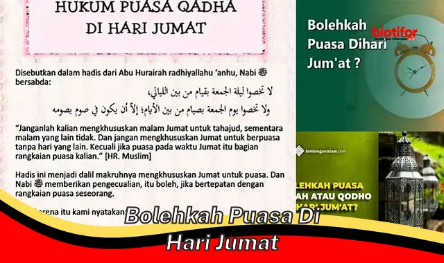 bolehkah puasa di hari jumat bolehkah puasa di hari jumat