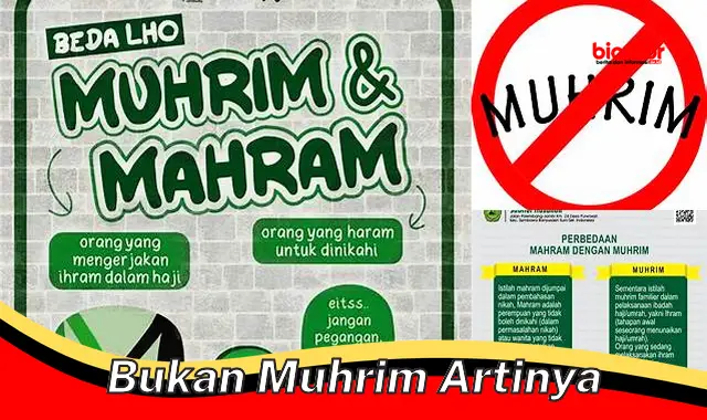 bukan muhrim artinya bukan muhrim artinya