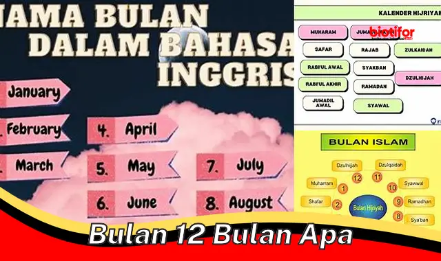 Cari Tahu Sekarang: Bulan ke-12 Adalah Bulan Apa?