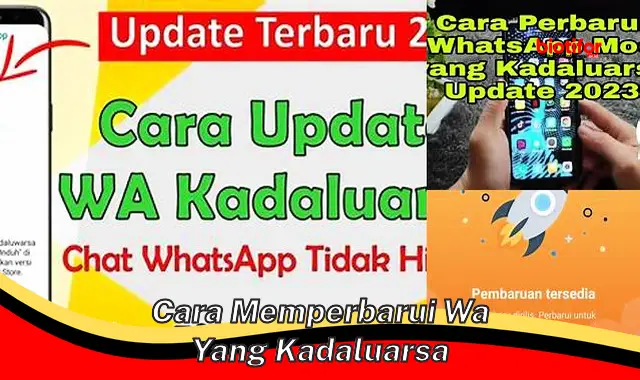 Panduan Lengkap: Perbarui WhatsApp Kedaluarsa dengan Mudah dan Cepat