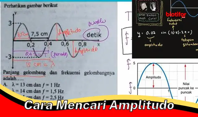 cara mencari amplitudo cara mencari amplitudo