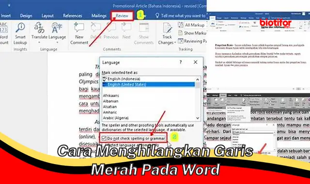 cara menghilangkan garis merah pada word cara menghilangkan garis merah pada word