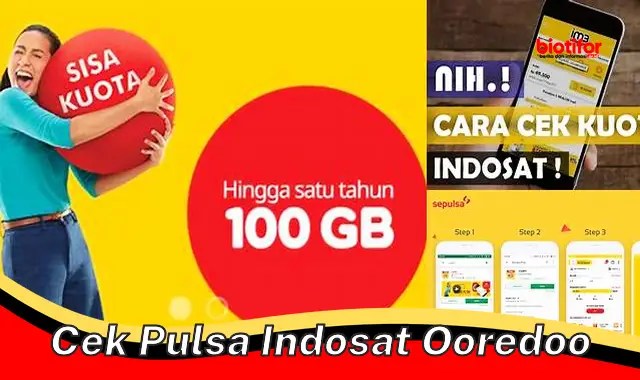 Cara Mudah dan Cepat Cek Pulsa Indosat Ooredoo