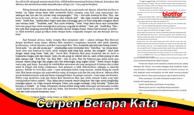 Panduan Lengkap "Cerpen Berapa Kata": Panduan Penting untuk Penulis Cerpen