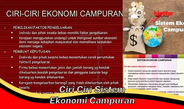 ciri ciri sistem ekonomi campuran ciri ciri sistem ekonomi campuran