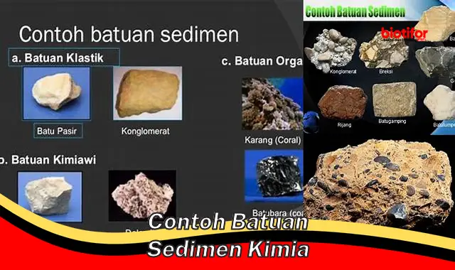 Jenis-jenis Batuan Sedimen Kimia dan Pemanfaatannya
