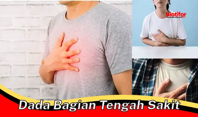 Kenali dan Atasi Dada Bagian Tengah Sakit