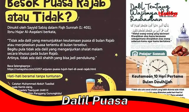 Dalil Puasa: Menyelami Ibadah Penuh Manfaat