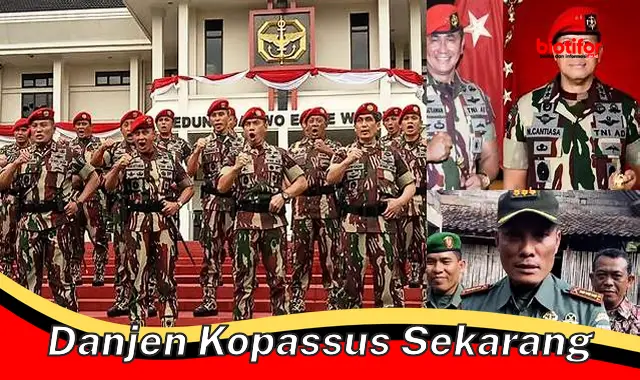 Profil Danjen Kopassus Kini: Pemimpin Pasukan Elite TNI