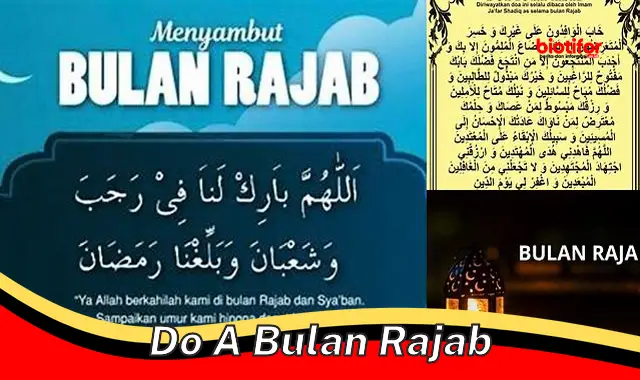do a bulan rajab