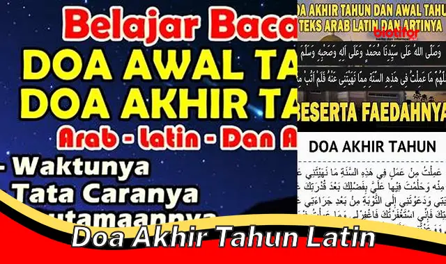 doa akhir tahun latin doa akhir tahun latin