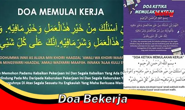 Rahasia Sukses Bekerja: Doa Kerja yang Dahsyat