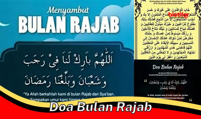 Panduan Lengkap Doa Bulan Rajab: Raih Ampunan, Rezeki, dan Perlindungan