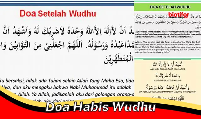 doa habis wudhu doa habis wudhu