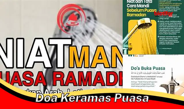 Panduan Lengkap Doa Keramas Puasa: Cara Membaca dan Keutamaannya