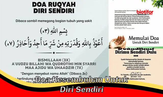 Cara Ampuh Mendapatkan Kesembuhan dari Doa Kesembuhan untuk Diri Sendiri