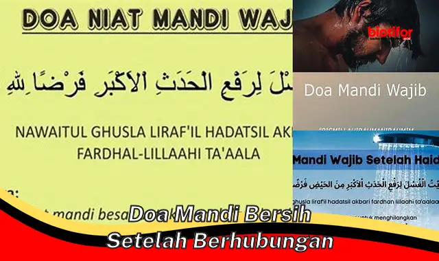 doa mandi bersih setelah berhubungan doa mandi bersih setelah berhubungan