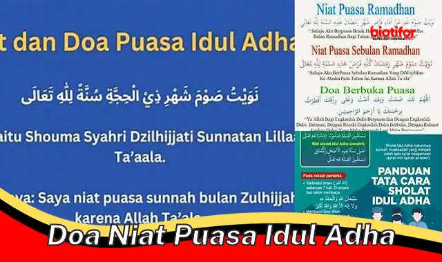 Nikmati Pahala Berlimpah dengan Niat Puasa Idul Adha Sunnah yang Tepat