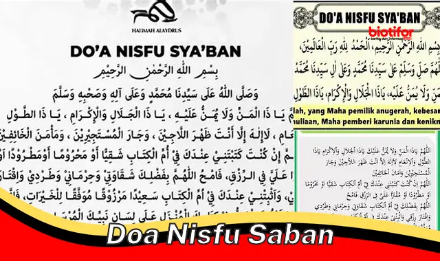 doa nisfu saban doa nisfu saban