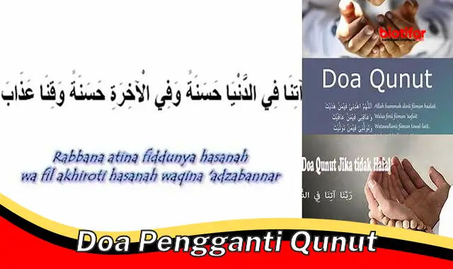 Rahasia Doa Pengganti Qunut yang Jarang Diketahui