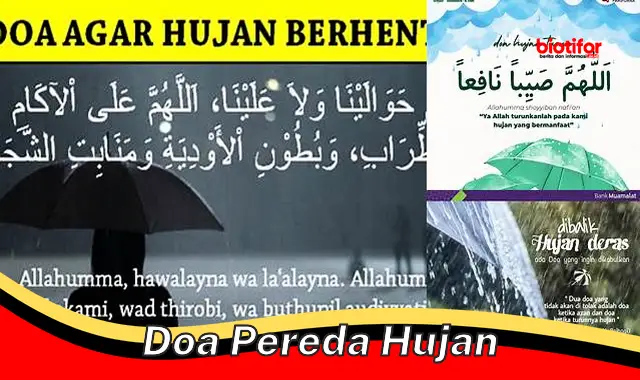 doa pereda hujan doa pereda hujan