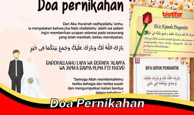 Doa Pernikahan: Permohonan Berkah, Perlindungan, dan Bimbingan Tuhan