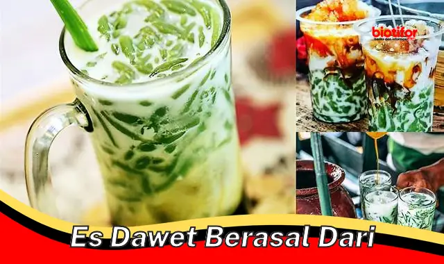 Es Dawet: Minuman Tradisional Indonesia yang Menyegarkan