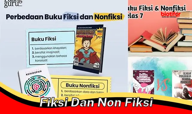fiksi dan non fiksi