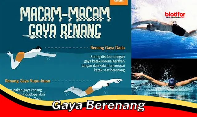 Panduan Lengkap: Kuasai Gaya Berenang untuk Performa Terbaik