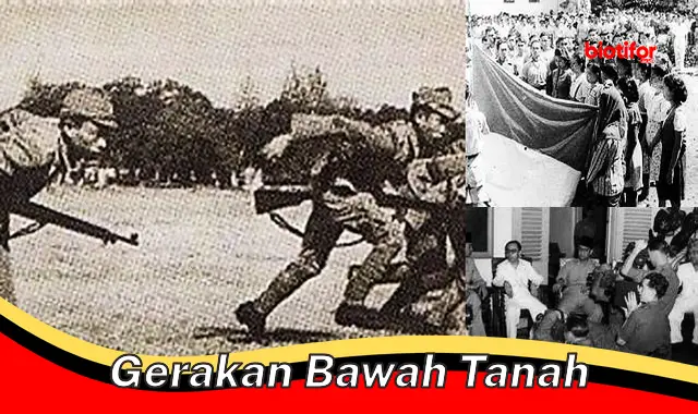 gerakan bawah tanah gerakan bawah tanah