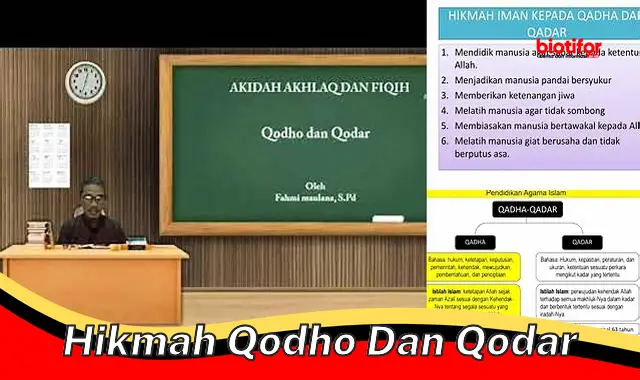 Pentingnya Memahami Hikmah Qadha dan Qadar dalam Kehidupan