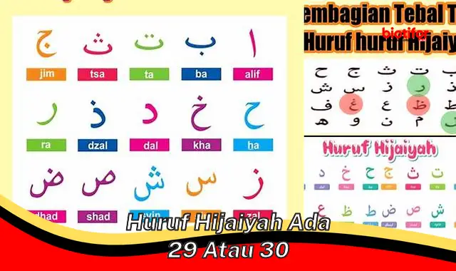 Menyelami Huruf Hijaiyah: 29 atau 30 Huruf Penting dalam Bahasa Arab