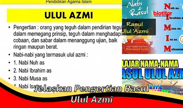 Mengenal Lebih Jauh tentang Rasul Ulul Azmi: Pengertian dan Perannya