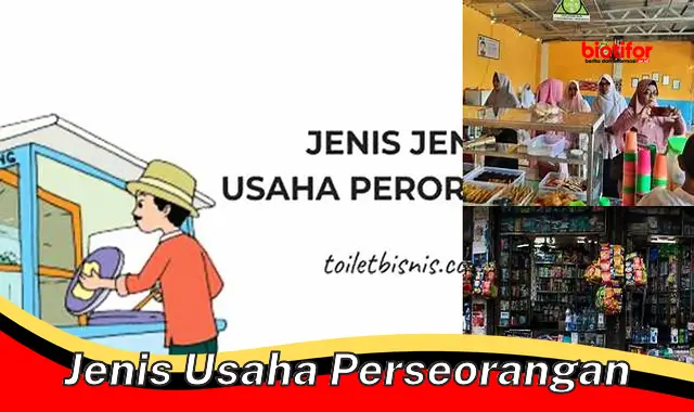 jenis usaha perseorangan jenis usaha perseorangan