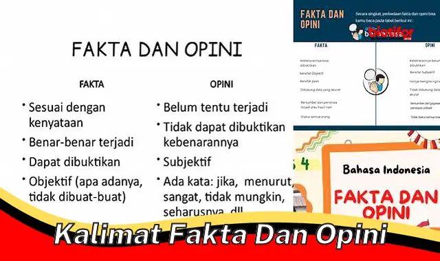 Pentingnya Kalimat Fakta dan Opini dalam Komunikasi Efektif