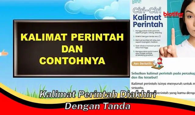 Panduan Lengkap Kalimat Perintah Diakhiri Tanda Seru: Penggunaan, Tips, dan Contoh