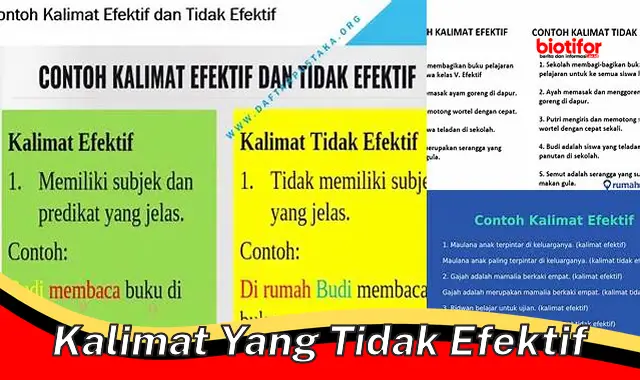 kalimat yang tidak efektif kalimat yang tidak efektif